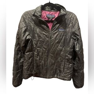 Patagonia Women's Metallic Gray Puffer Jacket